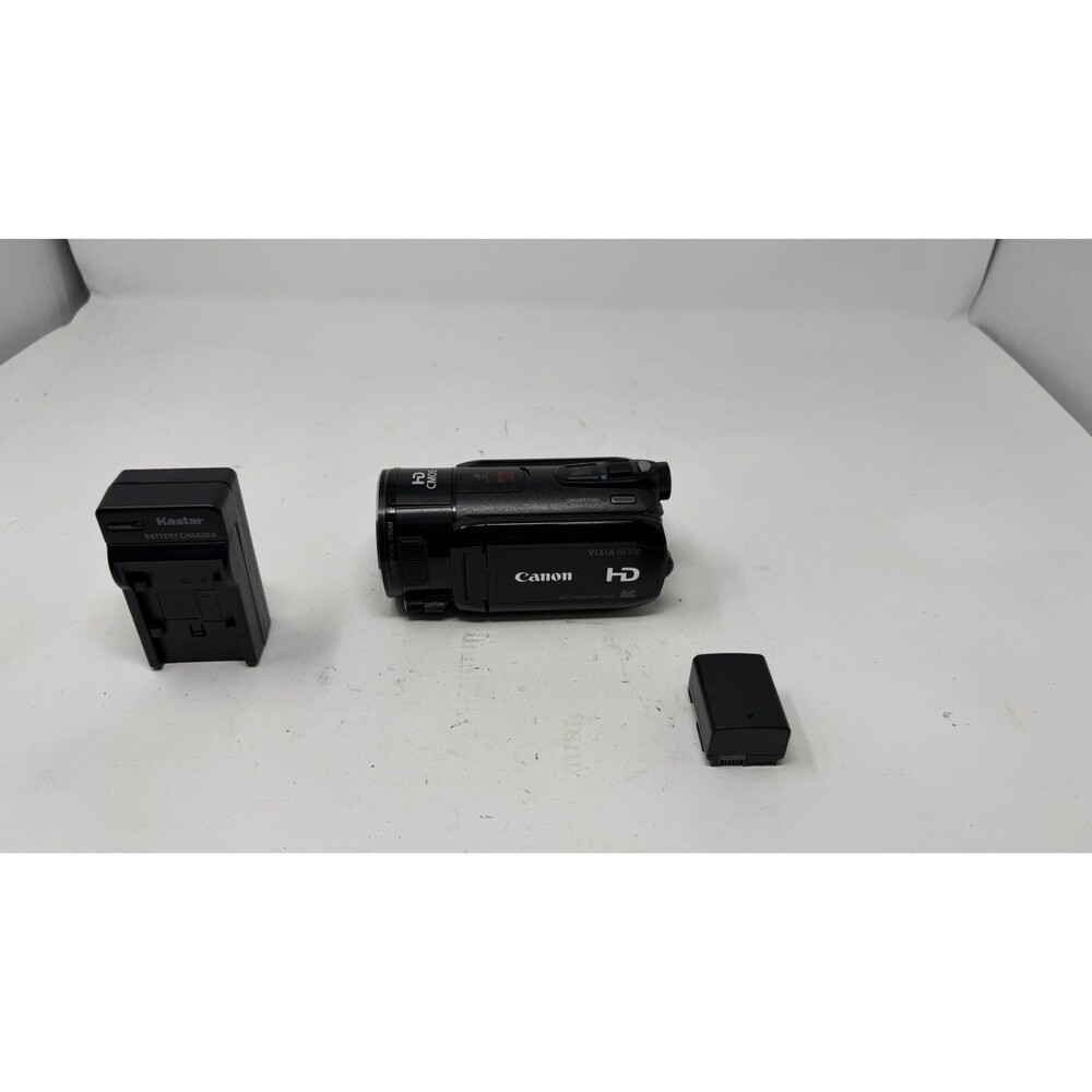 Canon Vixia HF S10 32 GB Camcorder - Black 8.0MP 10X Optical Zoom 2.6" LCD